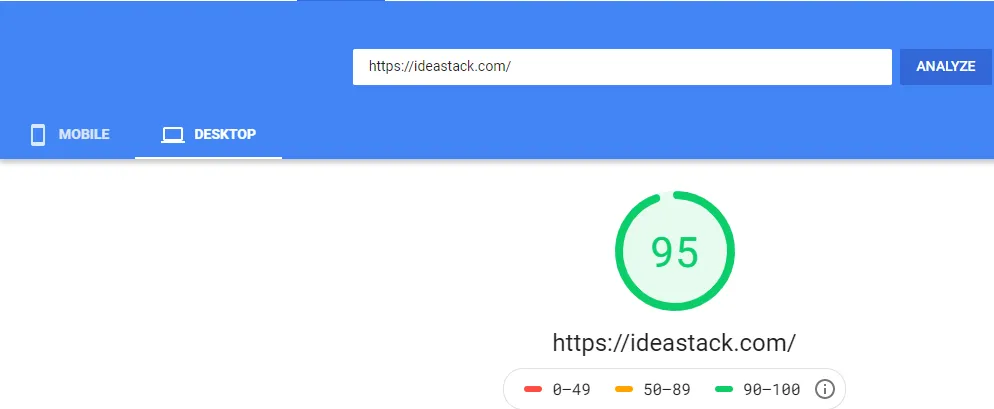 After Optimization - Desktop