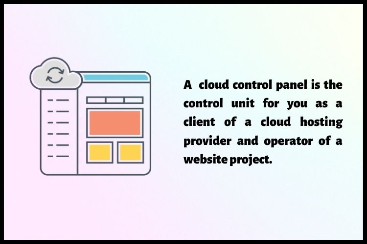 What is a cloud control panel?