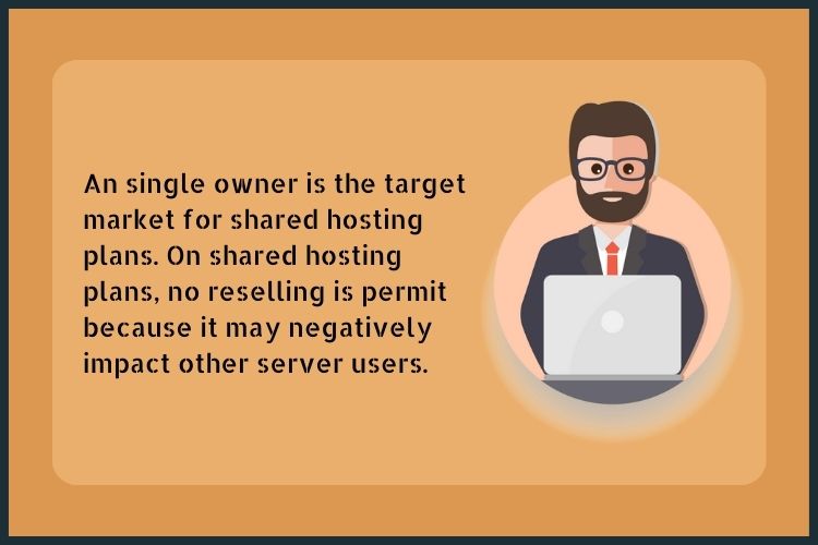 What is the difference between shared hosting and reseller hosting?