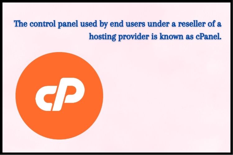 What is the difference between cPanel and hosting?