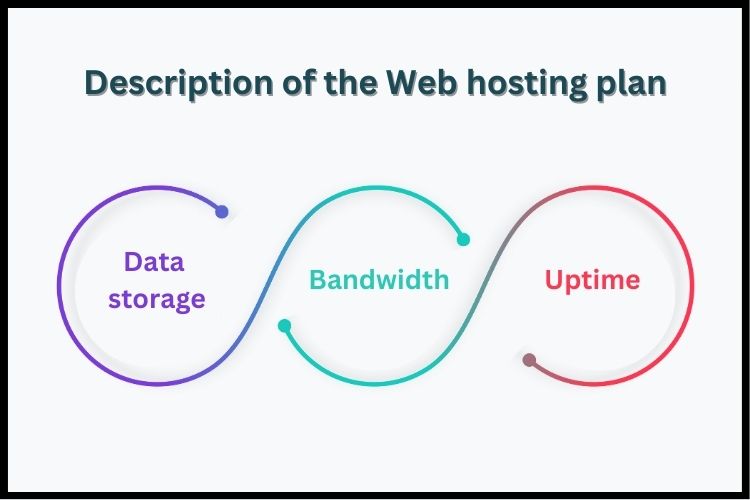 Description of the Web hosting plan