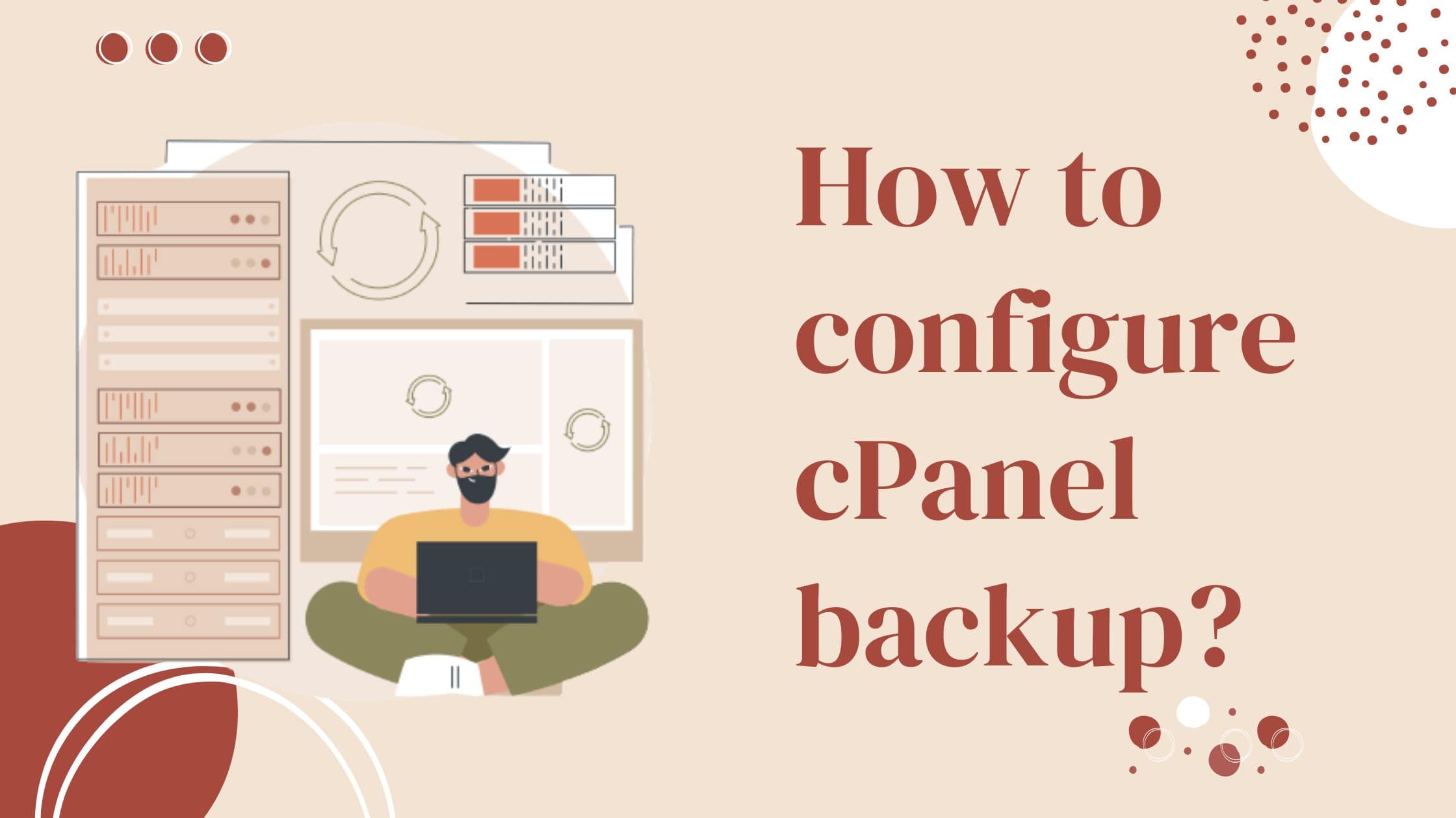 How to configure cPanel backup?