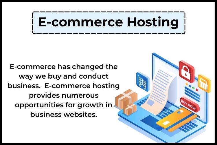 E-commerce hosting providing a robust platform for your business.