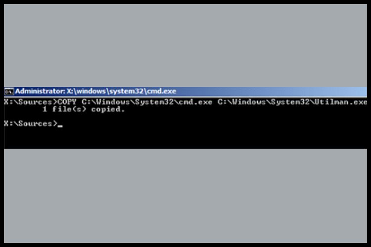 Windows Server command prompt