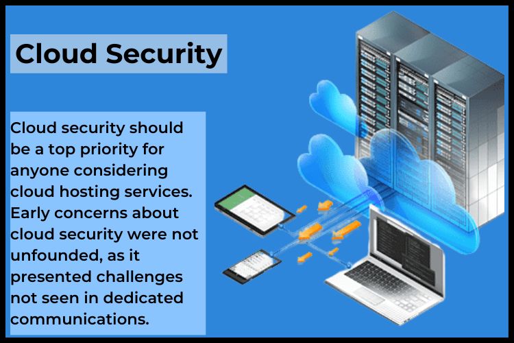 Cloud security should be a top priority for anyone considering cloud hosting services. Early concerns about cloud security were not unfounded, as it presented challenges not seen in dedicated communications.