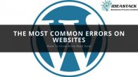 THE MOST COMMON ERRORS ON WEBSITES