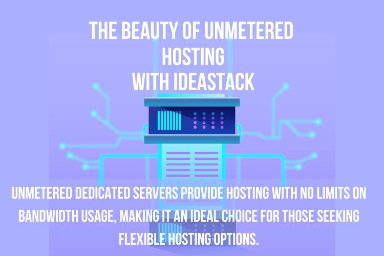 Unmetered dedicated servers provide hosting with no limits on bandwidth usage