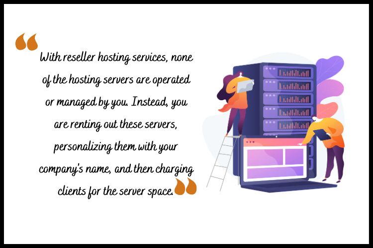 What is reseller hosting and how can one profit from it?