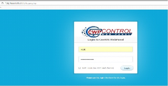Control Wen Panel