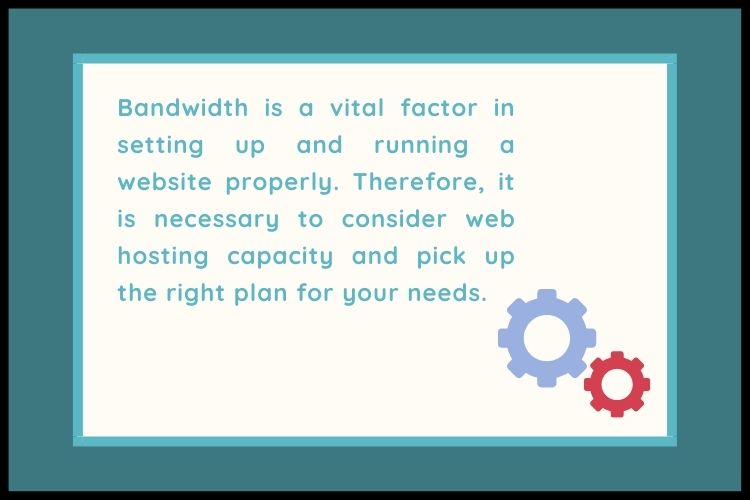 What is the bandwidth requirement for website? What is the best way to calculate it?