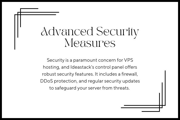 Advanced Security Measures VPS Hosting